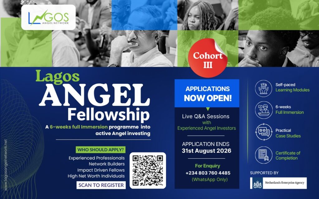 Lagos Angel Fellowship Cohort III Opens Applications