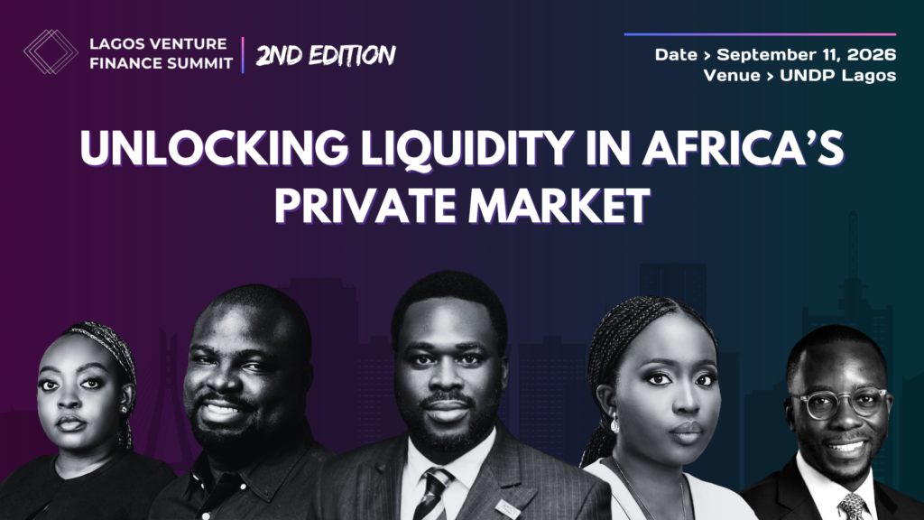 2nd Lagos Venture Finance Summit Convenes Institutional Capital in September