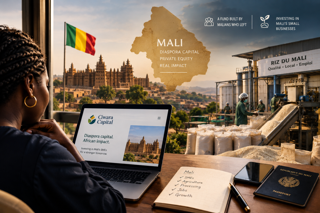 The Only Private Equity Money Moving In Mali Right Now Belongs To Malians Who Left.