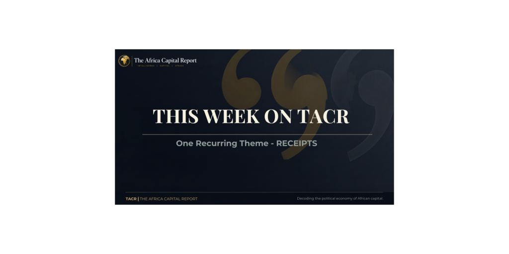This Week On TACR.